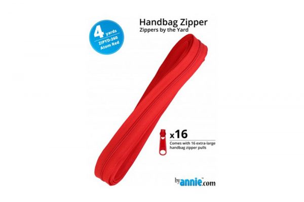 Zipper by The YardAtom Red
