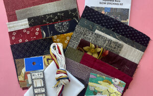 Boro Inspired Starter Scrap Pack Slow Stitching Kit