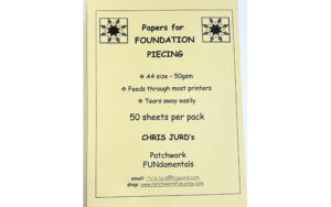 Chris Jurd's Papers for Foundation Piecing