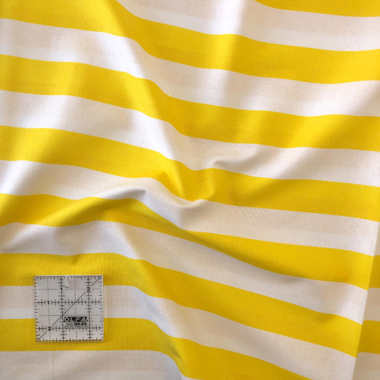 Forestburgh by Heather Ross - Broadstripe in yellow 53850-17 - Image 2