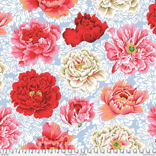Kaffe Fassett Collective Wideback - Brocade Peony - QBPJ004.Natural