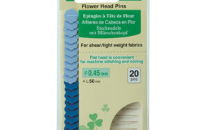 Clover Flower Head Pins - 20 pack