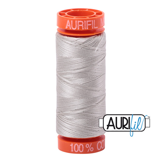 Aurifil 50wt Cotton Mako' 200m Spool - 6724 Moonshine