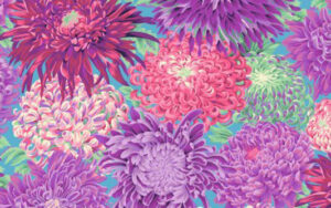 Kaffe Fassett Collective - Japanese Chrysanthemum - PJ041 - Magenta