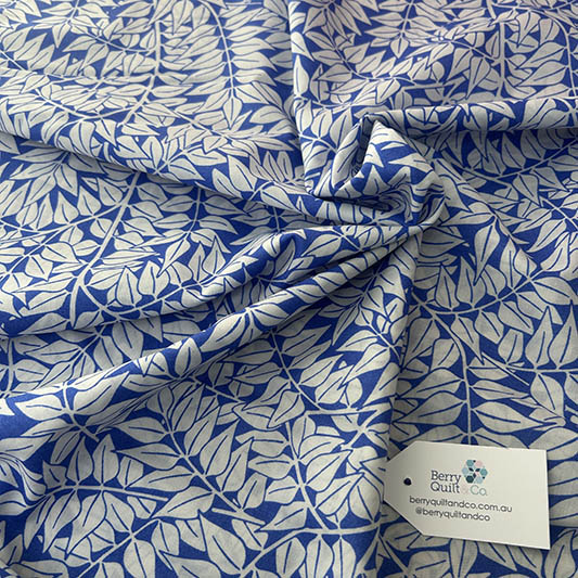 Kaffe Fassett X Morris and Co - Cotton Lawn - Branches - CLKW005.Blue - Image 2