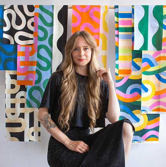 Groove by Emily Van Hoff - Woven in Summer Sky - M42371 26 - Image 3