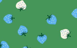 Strawberry by Kimberly Kight - Strawberry Toss in Broccolini - RS3085 19