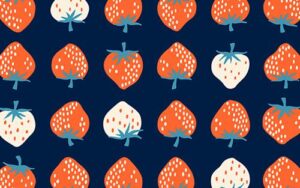 Strawberry by Kimberly Kight - Strawberry in Navy RS3084 23