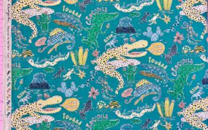 Miyako Kawaguchi - Reptiles in Teal - MY28-D