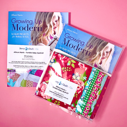 'Tumble' Baby Quilt Kit by Allison Harris + Growing Up Modern Book - Image 6