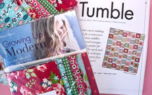 'Tumble' Baby Quilt Kit by Allison Harris + Growing Up Modern Book