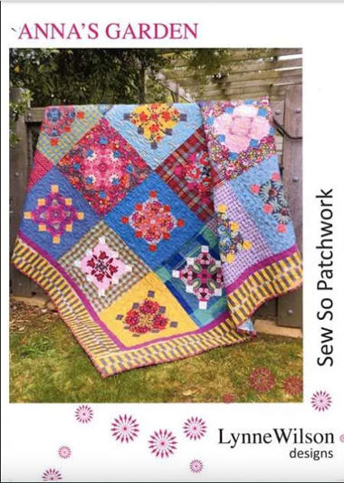 Lynne Wilson Anna's Garden quilt pattern template - Image 2