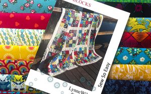 Lynne Wilson 'City Blocks' Quilt Kit - Creamy White Colourwash Sashing
