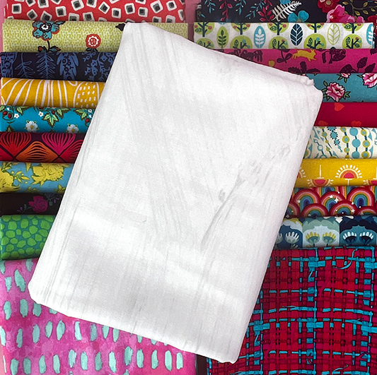 Lynne Wilson 'City Blocks' Quilt Kit - Creamy White Colourwash Sashing - Image 2